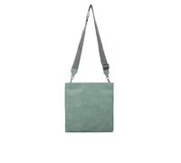 Fritzi Ronja Cross Vintage Lime Crossbody Kunstleder Damen Umhängetasche Handtasche Festival City vegan Vintage-Waschung 15 x 29 x 3 cm, Grün