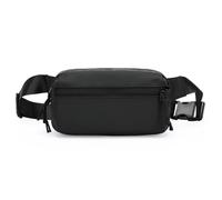 Umhängetasche für Herren & Damen, 2L Abriebfester Polyester Crossbody Bag mit Bidirektionalem Reißverschluss, 21x9x11cm Front & Hinter Tasche für Reisen, Arbeit und Wandern