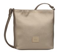 Umhängetasche GABOR "Elfie", Damen, Gr. B/H/T: 24,5cm x 23,5cm x 6cm, rosa (goldfarben), Lederimitat, clean, gepflegt, unifarben, Taschen Umhängetasche, Damen Schultertasche, Handtasche mit Logo-Aufnä