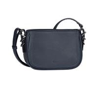 Umhängetasche GABOR "Galinna", Damen, Gr. B/H/T: 23cm x 15,5cm x 8cm, blau, Polyurethan, Taschen Umhängetasche, weiches Lederimitat mit Metalldetails und Kontrastnähten (21124739-0) blau