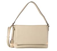 Umhängetasche GABOR "Gela", Damen, Gr. B/H/T: 33cm x 23cm x 11cm, beige, Polyurethan, clean, gepflegt, unifarben, Taschen Umhängetasche, weiches Kunstleder mit elegantem Schultergurt aus edlem Gewebeb