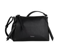 Umhängetasche GABOR "Jenny", Damen, Gr. B/H/T: 23cm x 16,5cm x 7,5cm, schwarz, Polyurethan, Taschen Umhängetasche, besonders weiche leichte Modelle aus soft genarbtem Lederimitat (69113742-0) schwarz