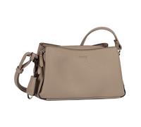 Umhängetasche GABOR "Kalilla", Damen, Gr. B/H/T: 25cm x 14cm x 8cm, taupe, Polyurethan, clean, gepflegt, geprägtes Muster, unifarben, Taschen Umhängetasche, praktisches 3-Kammer-System für Ordnung und