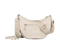 Umhängetasche GABOR "Linda", Damen, Gr. B/H/T: 34cm x 25cm x 9,5cm, weiß, Polyurethan, clean, gepflegt, unifarben, Taschen Umhängetasche, weiches Kunstleder mit elegantem Schultergurt aus edlem Gewebe