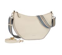 Umhängetasche GABOR "Linda Summer", Damen, Gr. B/H/T: 34cm x 25cm x 9,5cm, sanftes weiß, Lederimitat, clean, gepflegt, unifarben, Taschen Umhängetasche, Schultertasche mit dezentem Logo und extrabreit