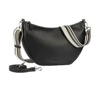 Umhängetasche GABOR "Linda Summer", Damen, Gr. B/H/T: 34cm x 25cm x 9,5cm, schwarz, Lederimitat, clean, gepflegt, unifarben, Taschen Umhängetasche, Schultertasche mit dezentem Logo und extrabreitem Sc