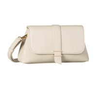 Umhängetasche GABOR "Sahar", Damen, Gr. B/H/T: 26cm x 13cm x 8cm, weiß (sanftes weiß), Polyurethan, Taschen Umhängetasche, raffiniert und elegant mit feinem Metalldetail ideal für den Abend (33460160-