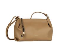 Umhängetasche GABOR "Telia", Damen, Gr. B/H/T: 28cm x 18cm x 9,5cm, braun, Polyurethan, Taschen Umhängetasche, dezente Falten, eleganter Reißverschlusszipper mit goldenem Zierkubus (59443929-0) braun