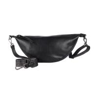 Umhängetasche HARBOUR 2ND "Novalie", Damen, Gr. B/H/T: 43cm x 19cm x 9cm, grau (ash), Rindsleder, Taschen Umhängetasche, Schultertasche, Handtasche Damen (34048526-0) ash