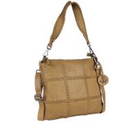 Umhängetasche HARBOUR 2ND "Xanthe", Damen, Gr. B/H/T: 33cm x 30cm x 6cm, grün (pistachio), Rindsleder, Taschen Umhängetasche, Henkeltasche, Schultertasche, Handtasche Damen (94612025-0) pistachio