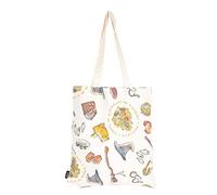 Umhängetasche Harry Potter - 100% Baumwolle - 37 x 40 cm - Leinenbeutel mit Langen Henkeln - Bedrucktes Leinen-Design - Original Produkt in Spanien Designed