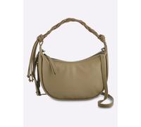 Umhängetasche HEINE, Damen, Gr. B/H/T: 33cm x 26cm x 11cm, sesam, Viskosemischung, unifarben, Taschen Umhängetasche (48346749-0) sesam