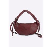 Umhängetasche HEINE, Damen, Gr. B/H/T: 36cm x 20cm x 5cm, burgund, Viskosemischung, unifarben, Taschen Umhängetasche (92603860-0) burgund