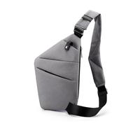 Umhängetasche Herren Ultradünne, diebstahlsichere kleine Brusttasche Mini-Umhängetaschen Männliche Schultertasche for Reisesporttaschen(Grey Right)