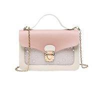 Umhängetasche Klein Damen Schultertasche Handy Umhängetasche Handytaschen Geldbörse Handtaschen Mode Shoulder Bag Crossbody Tasche für Damen Frauen Mädchen Kinder(Rosa Damen Kleine Umhängetasche)