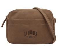 Umhängetasche KLONDIKE 1896, Damen, Gr. B/H/T: 16cm x 14cm x 4cm onesize, braun, Leder, unifarben, Taschen Umhängetasche, echt Leder (51995226-0) braun