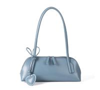 Umhängetasche koreanischen Stil für Damen mit Herzanhänger, abnehmbare Handtasche aus PU Leder, geräumige Unterarmtaschen für den täglichen Gebrauch, Umhängetasche für den täglichen Weg zur Arbeit