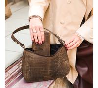 Umhängetasche Kroko