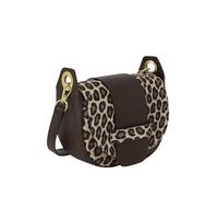 Umhängetasche "Leo Piccolo", Damen, Gr. B/H/T: 19cm x 14cm x 8cm onesize, braun, Leder, COLLEZIONE ALESSANDRO, Taschen Umhängetasche, aus echtem Leder, Made in Italy (97547938-0) braun
