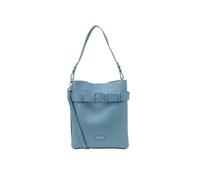 Umhängetasche MARC O'POLO "aus genarbtem Rindleder", Damen, Gr. B/H/T: 28cm x 33cm x 12cm, blau (stormy sea), Leder, unifarben, Taschen Umhängetasche (32893366-0) stormy sea
