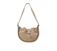 Umhängetasche MARC O'POLO "aus weichem Veloursleder", Damen, Gr. B/H/T: 27cm x 18cm x 8cm, earthy taupe, Leder, unifarben, Taschen Umhängetasche (59230256-0) earthy taupe