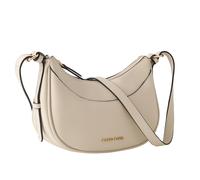 Umhängetasche MARCO TOZZI, Damen, Gr. B/H/T: 25cm x 15cm x 8,5cm, creme, Lederimitat, unifarben, Taschen Umhängetasche, Hobo, Umhängetasche mit Logoschriftzug (91580845-0) creme