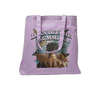 Umhängetasche MISTERTEE "MisterTee Unisex Days Before Summer Oversize Canvas Tote Bag", Damen, Gr. onesize, lila, Baumwolle, unifarben, Taschen Umhängetasche (64798364-0) lila