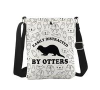 Umhängetasche mit Otter-Motiv, Geschenk für Otter-Liebhaber, Otters Cb EU, 6.5 Inches ×8.27 Inches