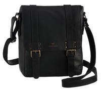 Umhängetasche MUSTANG "Gonesse", Damen, Gr. B/H/T: 23cm x 29cm x 9cm, schwarz, Leder, Taschen, Handtasche, Citybag, Tragetasche (74065408-0) schwarz
