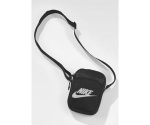 Umhängetasche NIKE SPORTSWEAR "Heritage Small Item", Damen, Gr. B/H/T: 13cm x 18cm x 2cm, schwarz, Kunstfaser, Taschen Umhängetasche, aus Nylon und Polyester, leichtes Material, sportlicher Stil (9668