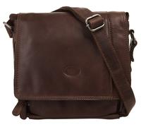 Umhängetasche PIKÉ, Damen, Gr. B/H/T: 23cm x 22cm x 10cm onesize, braun, Leder, used, Taschen Umhängetasche, echt Leder (63680229-0) braun