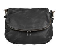 Umhängetasche PIKÉ, Damen, Gr. B/H/T: 29cm x 24cm x 8cm onesize, schwarz, Leder, gepflegt, Taschen Umhängetasche, echt Leder, Made in Italy (192527-0) schwarz