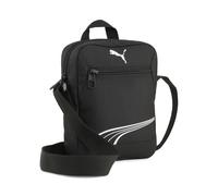 Umhängetasche PUMA "FUNDAMENTAL PORTABLE", Gr. B/H/T: 17cm x 21cm x 4cm, schwarz (puma schwarz), Obermaterial: 100% Polyester, unifarben, Taschen Umhängetasche, sportlicher Stil, mit mehreren Fächern,