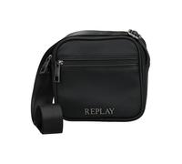 Umhängetasche REPLAY "Replay Taschen Lederimitat", Herren, Gr. onesize, schwarz (schwarz kombi), Lederimitat, Taschen Umhängetasche (32816816-0) schwarz kombi