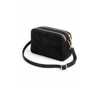 Umhängetasche "Romano", Damen, Gr. B/H/T: 23cm x 14cm x 8cm onesize, schwarz, Leder, COLLEZIONE ALESSANDRO, Taschen Umhängetasche, aus Wildleder, Made in Italy (26720616-0) schwarz