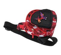 Umhängetasche Rot Dinosaurier Brusttasche Nylon aus Kinder | Kinder, Cartoon Optik, Handliche Form, Geeignet für Shopping und Straßenfotografie