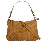 Samantha Look Umhängetasche (1-tlg), echt Leder, Made in Italy, gelb