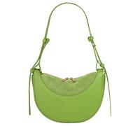 Umhängetasche SAMANTHA LOOK, Damen, Gr. B/H/T: 27cm x 21cm x 8cm onesize, grün, Leder, clean, Taschen, echt Leder, Made in Italy (81372537-0) grün