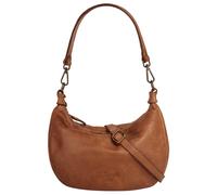 Umhängetasche SAMANTHA LOOK Gr. B/H/T: 28cm x 21cm x 8cm onesize, braun (cognac), Damen, Leder, unifarben, leicht glänzend, Taschen, echt Leder, Made in Italy (32677465-0) cognac