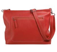 Samantha Look Umhängetasche rot echt Leder Damen - 020616