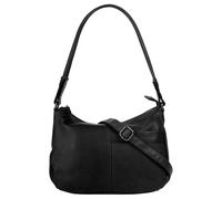 Sansibar Umhängetasche, Echt Leder, schwarz schwarz