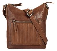 Umhängetasche SPIKES & SPARROW, Damen, Gr. B/H/T: 22cm x 20cm x 4cm onesize, braun (cognac), Leder, leicht glänzend, unifarben, Taschen Umhängetasche, echt Leder (31879614-0) cognac