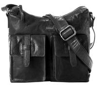 Spikes & Sparrow Leren Crossbodytas - Arizona - Zwart