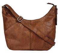 Umhängetasche SPIKES & SPARROW, Damen, Gr. B/H/T: 35cm x 32cm x 4cm onesize, braun (cognac), Leder, Taschen Umhängetasche, echt Leder (23269055-0) cognac