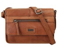 Spikes & Sparrow Leder-Crossbodytasche Alaska Bronco Crossover S Brandy Cognac
