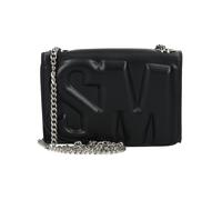 Umhängetasche STEVE MADDEN "STEVE MADDEN Taschen Lederimitat", Damen, Gr. one size, schwarz (schwarz, silber), Lederimitat, Taschen (70504847-0) schwarz, silber