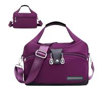 Umhängetasche - Stilvolle Mittelgroße Damenhandtasche, PU-Leder Mit Verstellbarem Riemen | Modische Umhängetasche Für Den Täglichen Weg Zur Arbeit, Auf Reisen | Lässige Nutzung Für Shopping, Büroausfl