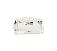 Umhängetasche TAMARIS "Umhängetasche TAS Kirima", Damen, Gr. B/H/T: 22cm x 17cm x 8,5cm 0, weiß (weiß 300), Polyurethan, Taschen Umhängetasche (90184138-0) weiß 300