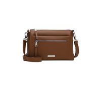 Umhängetasche TAMARIS "Umhängetasche TAS Melissa", Damen, Gr. B/H/T: 25cm x 17cm x 10cm 0, braun (cognac 700), Polyester, Taschen Umhängetasche (76012710-0) cognac 700