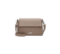 Umhängetasche TAMARIS "Umhängetasche TAS Melissa", Damen, Gr. B/H/T: 25cm x 18cm x 10cm 0, grau (taupe 900), Polyester, Taschen Umhängetasche (26528404-0) taupe 900